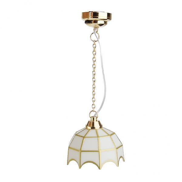 22x1:12 Dollhouse Miniature Ceiling Lamp LED Light