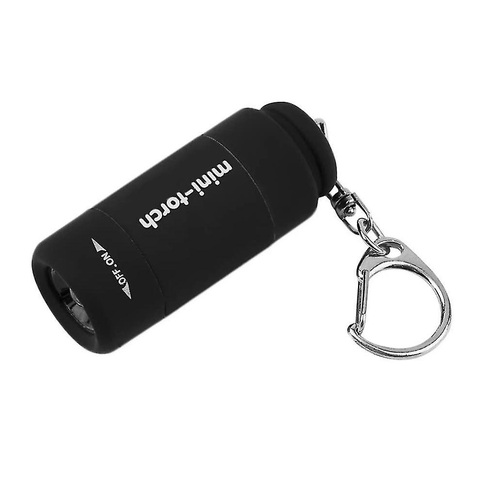 Mini Torch Keychain Led Rechargeable Usb Mini Flashlight Portable Pocket Torch Keyring Diy Tool For