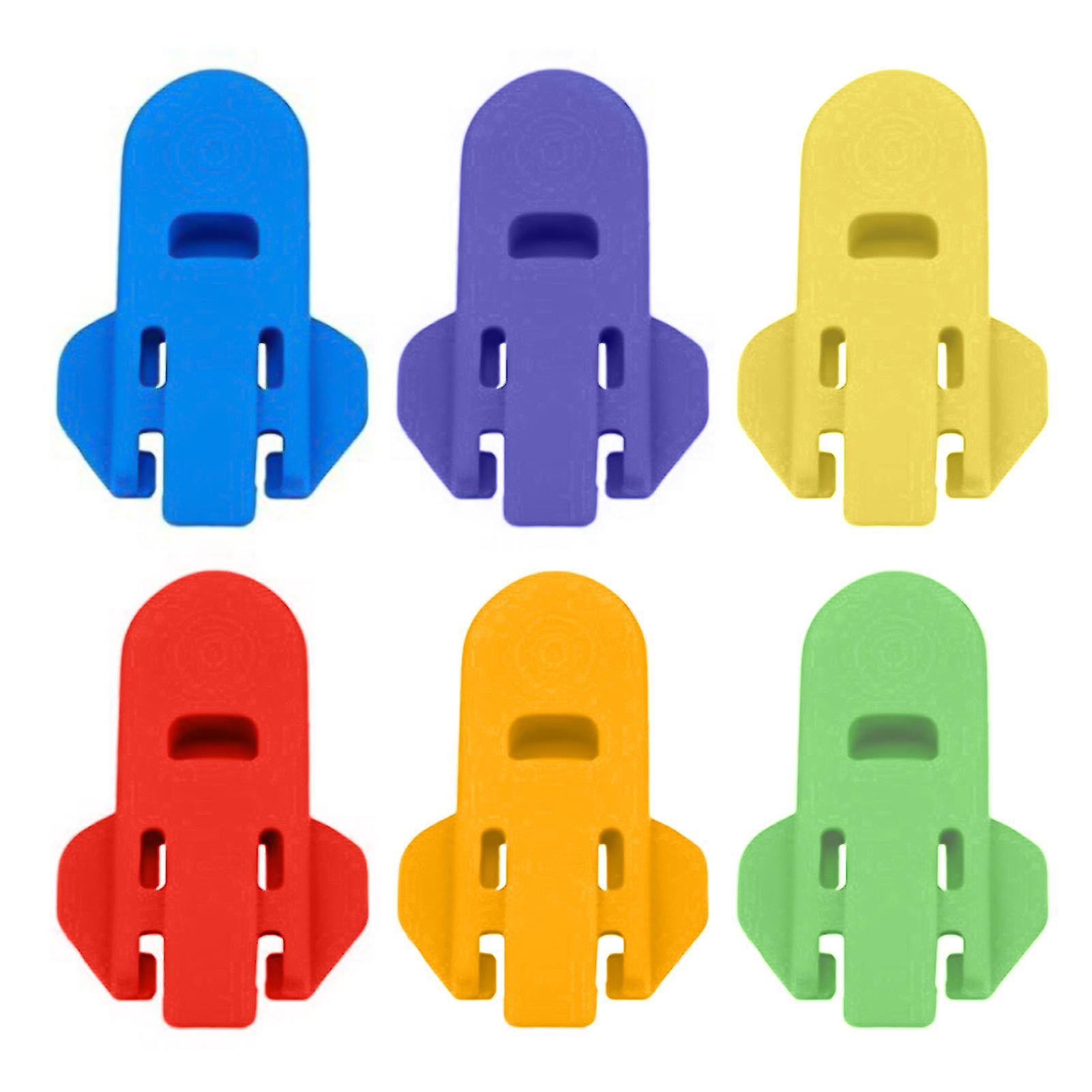 6pcs/set Manual Can Opener Anti-insert Labor-saving Plastic Anti-slid Bottle Opener For Household