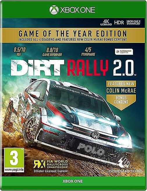 DiRT Rally 2.0 Game Of The Year Edition (Xbox One) - New & Sealed