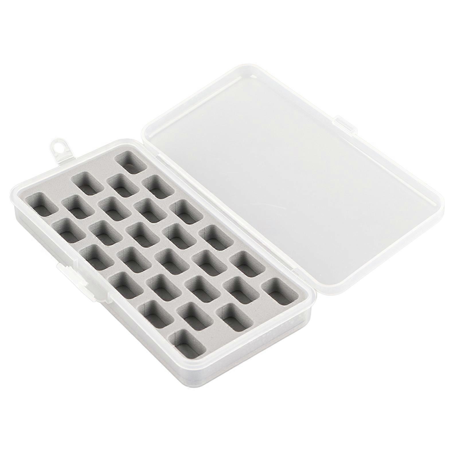 Sewing Spool Plastic Box Household Placed Bobbins 28 Tablets Case Sewing Accessories