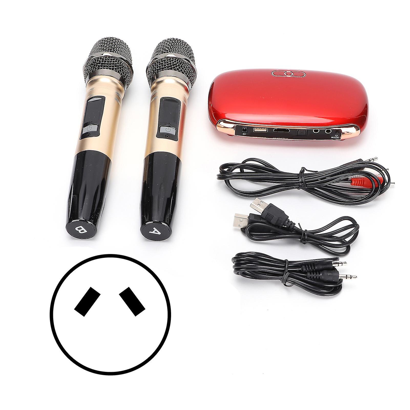 K8 Wireless Karaoke Mixer System Set Bluetooth Microphone Box Home Microphone Media Machine for Home 100‑240V