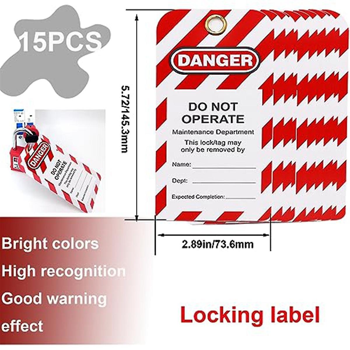 Lockout Tagout Kit,clamp-on Circuit Breaker Lockout, Safety Padlocks ...