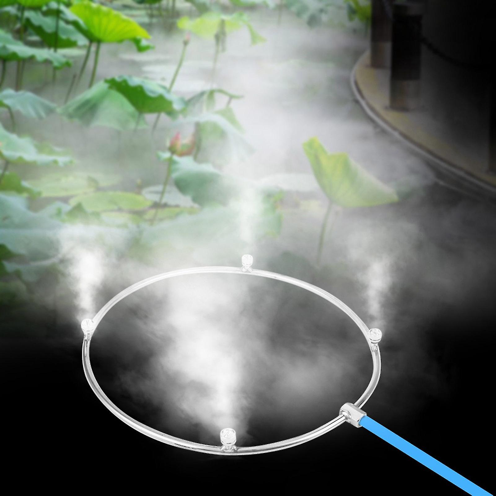 4個3/16ステンレス鋼ミストノズル、37x38cmリング付き