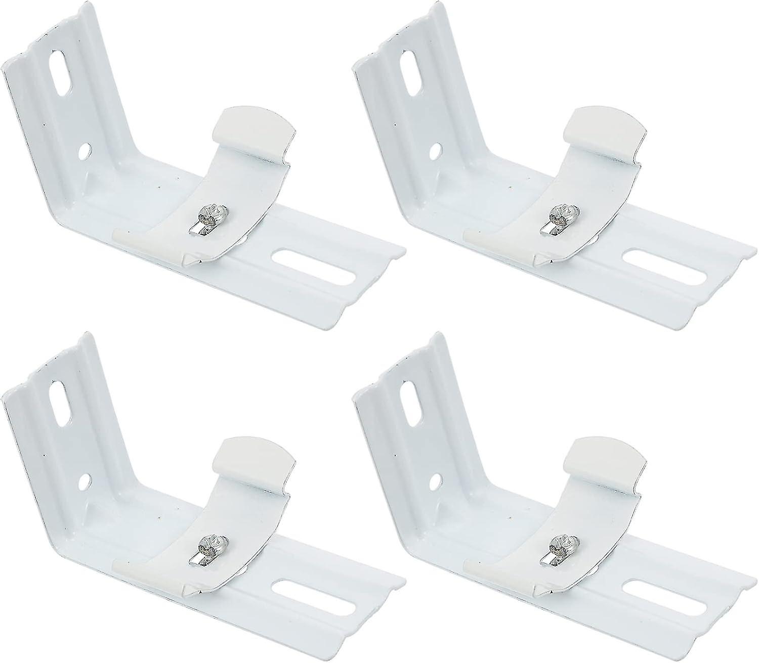 4pcs Vertical Blinds L- Shaped Brackets Blinds Curtain Track