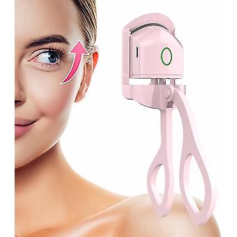 Heated Eyelash Curlers Rapid Heated Lash Curler Quick Natural Curling For Long Lasting With Sensing Heating Silicone Pad