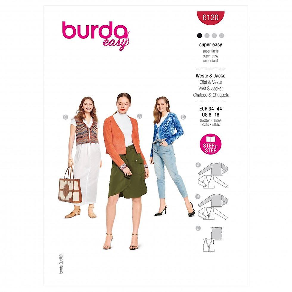 Burda 纸缝纫图案 6120