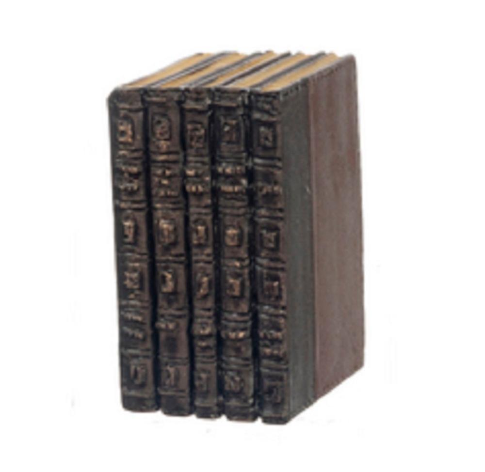 Dolls House Stack Of Encyclopedias Library Study Office Desk School Accessory