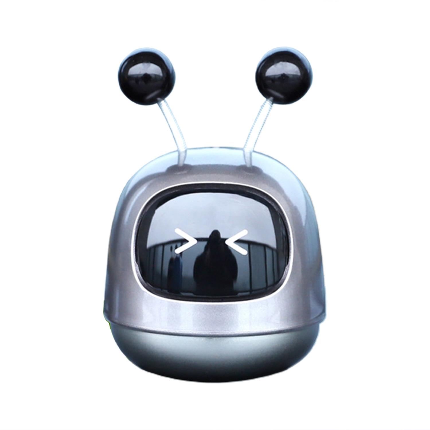 Natural Smell Car Perfume Shaking Head Design Lovely Car Robot Aromatherapy Diffuser compatible Truc