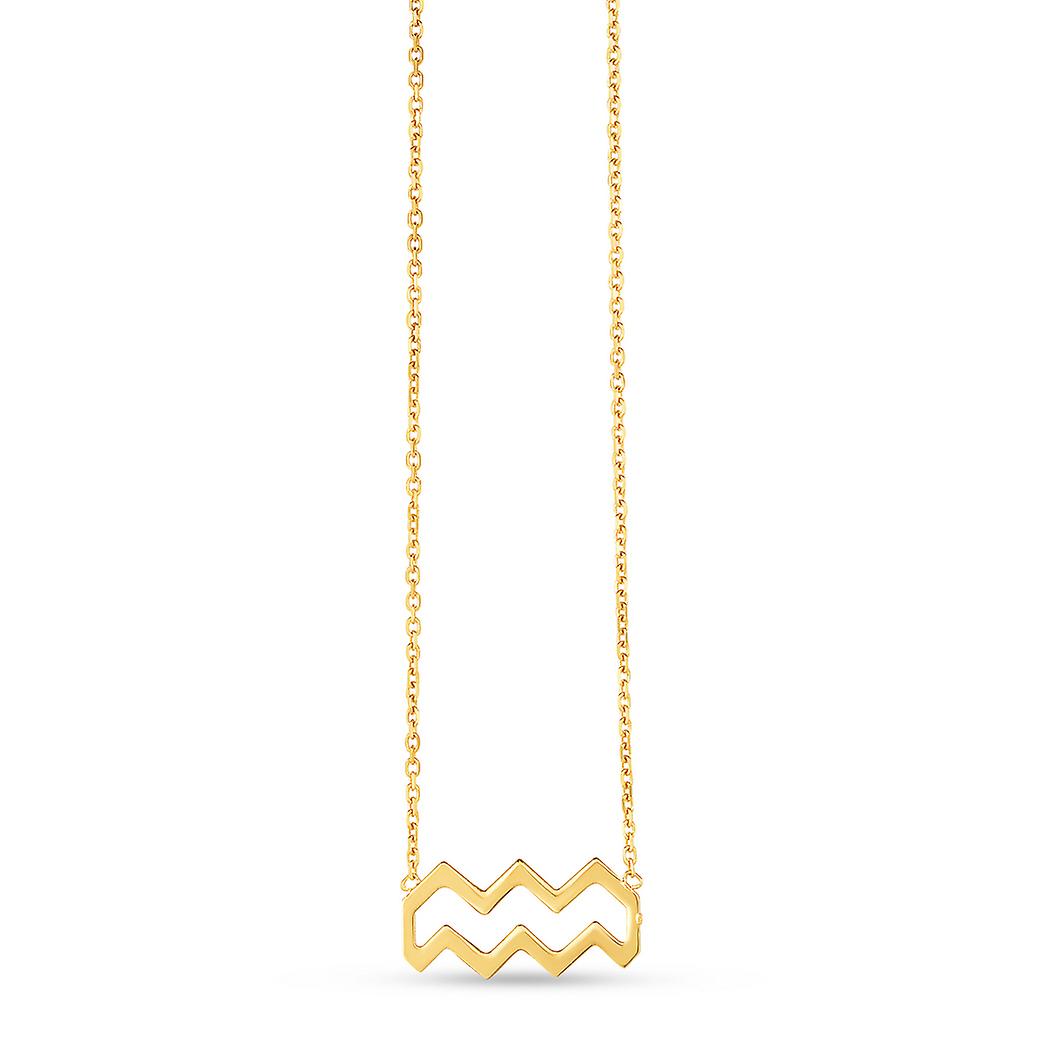 Collier Verseau en or jaune 14 carats avec fermoir push-back .9mm largeur de la chaîne 18 pouces chaîne-collier pour femmes et hommes