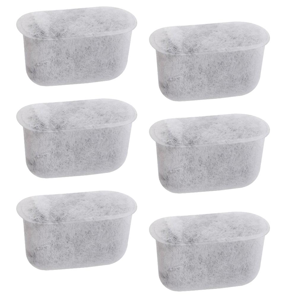 ZHOUBA 6Pcs Bamboo Charcoal Water Filters Replacement for Cuisinar-t Coffee Machines