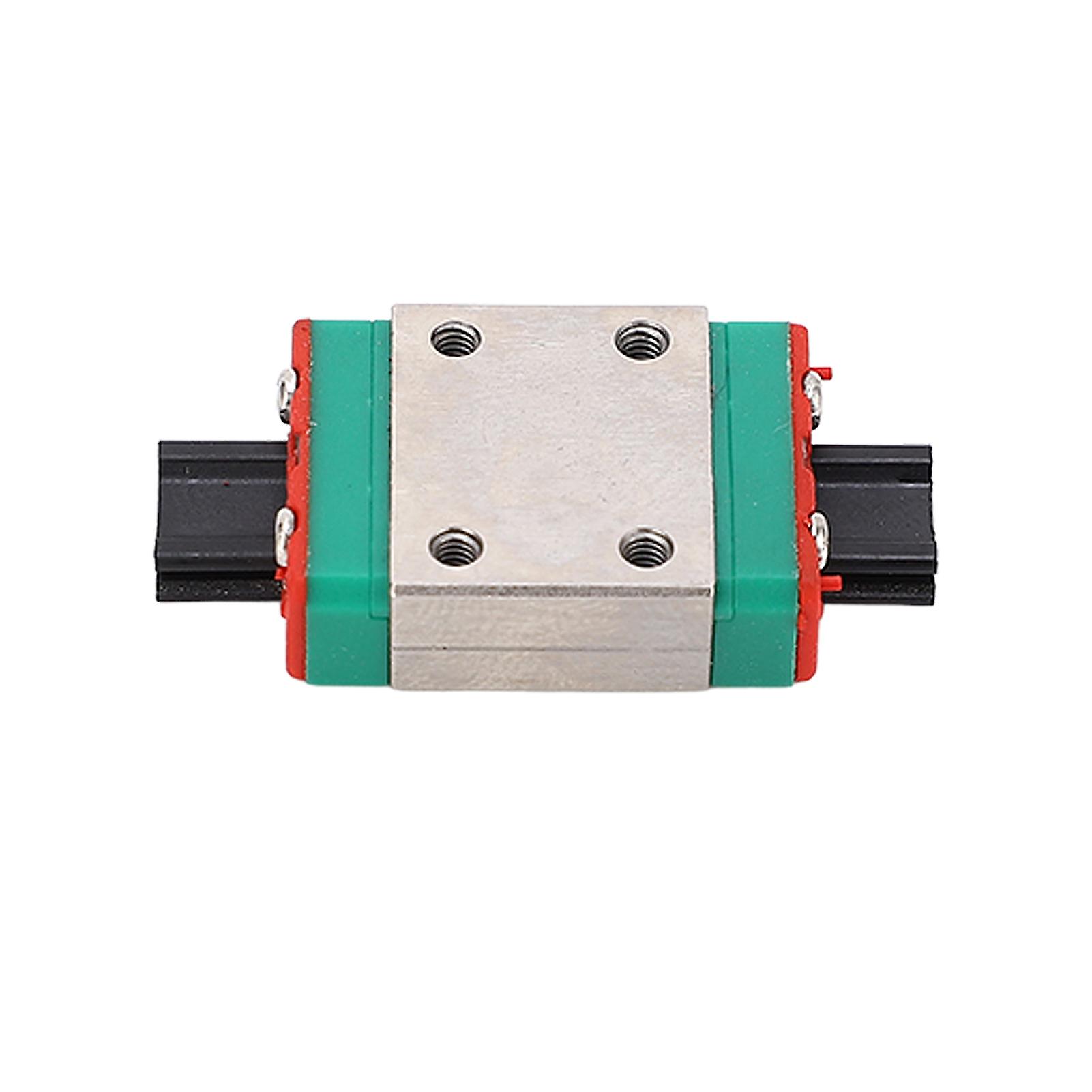Uadme Slide Block, Miniature Linear Rail Slide Block Motion Guide Slider 3D Printing Accessories MGN7C, High Speed and Low Noise