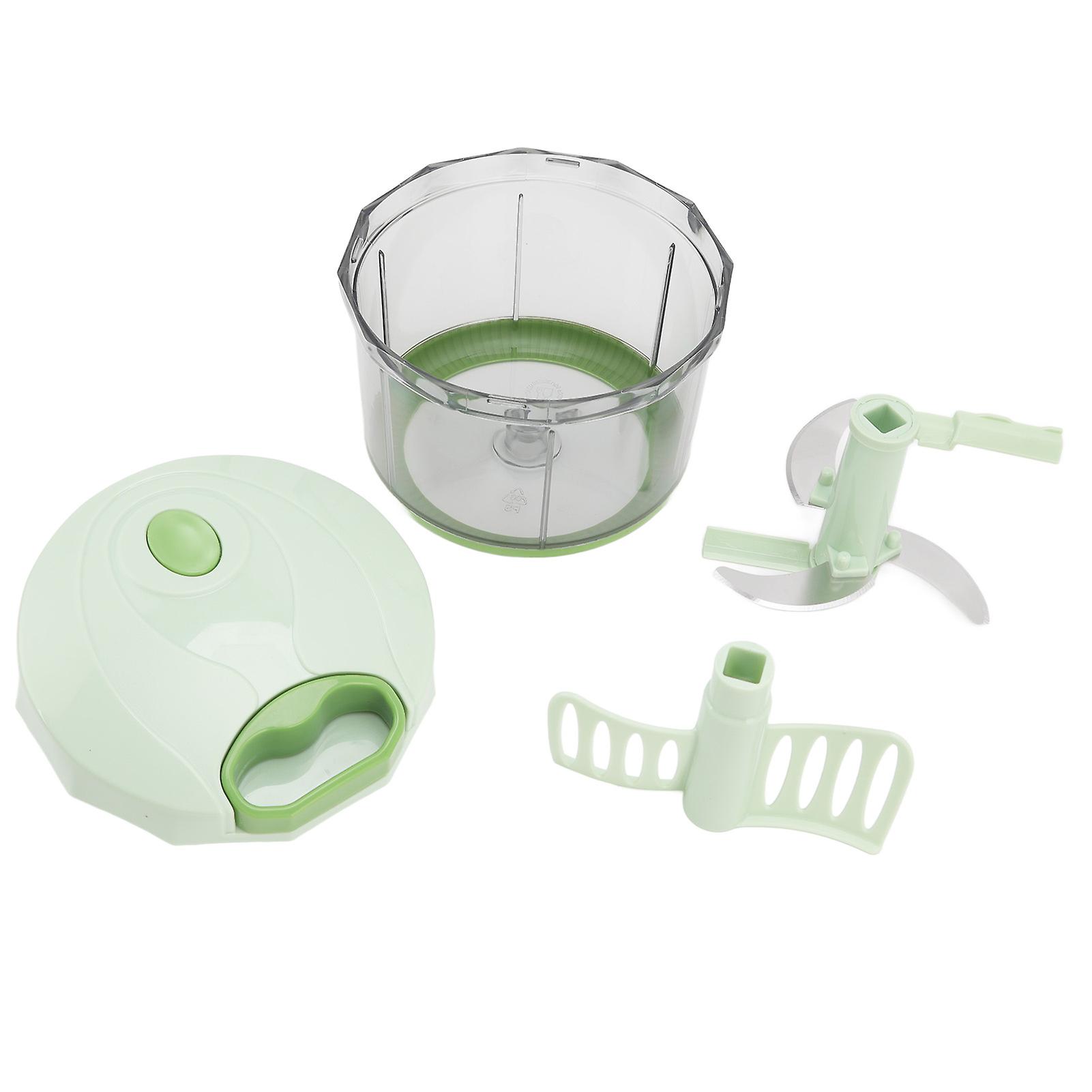 Compact 1L Manual Chopper for Meat, Veggies, Nuts, Herbs & Garlic - Multifunction Kitchen Tool