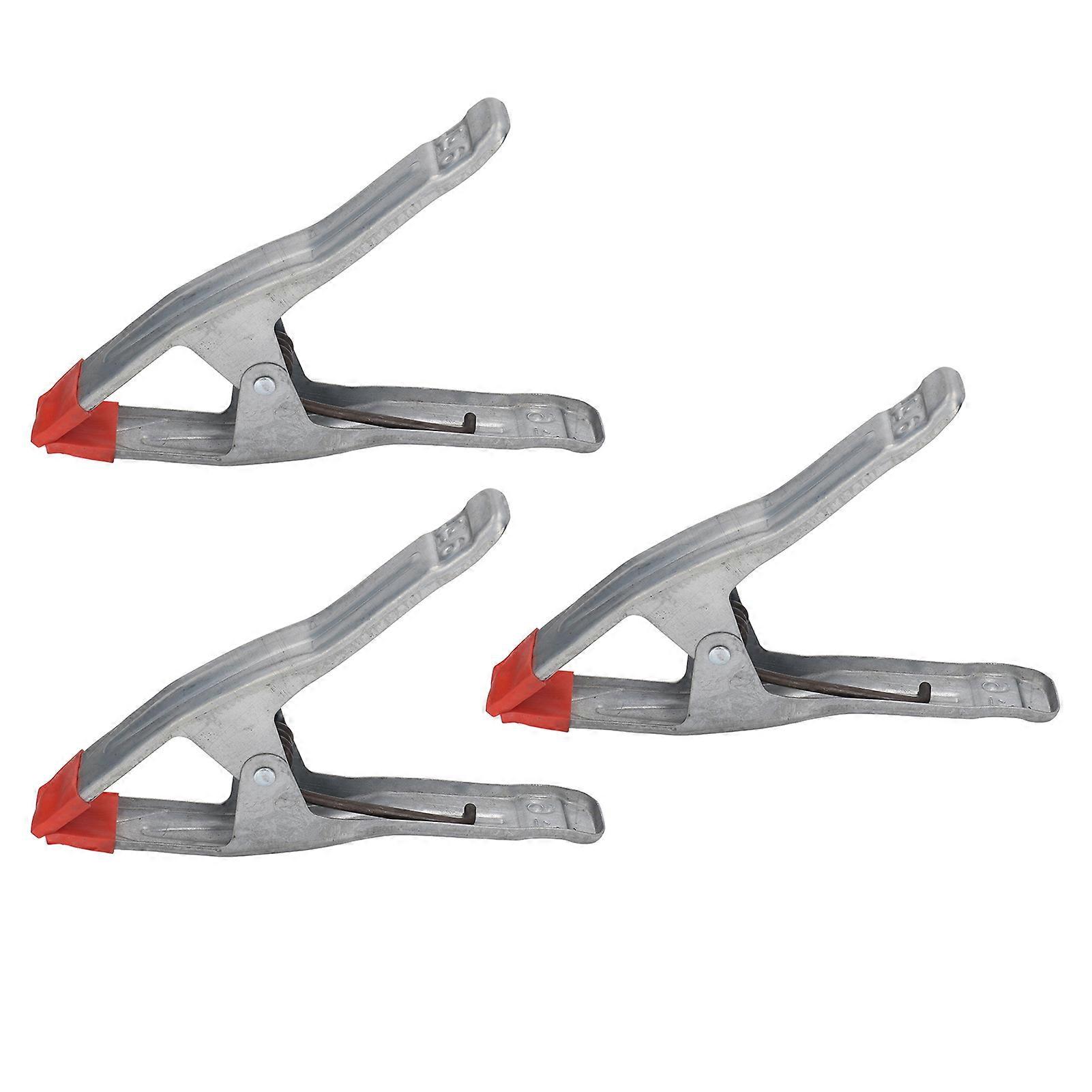 Risegun 【 3pcs 】 9-inch Carpentry A-shaped Clamp with Strong Clamping Device Water pipe Wooden Board Stone Fixed Spring Clamp