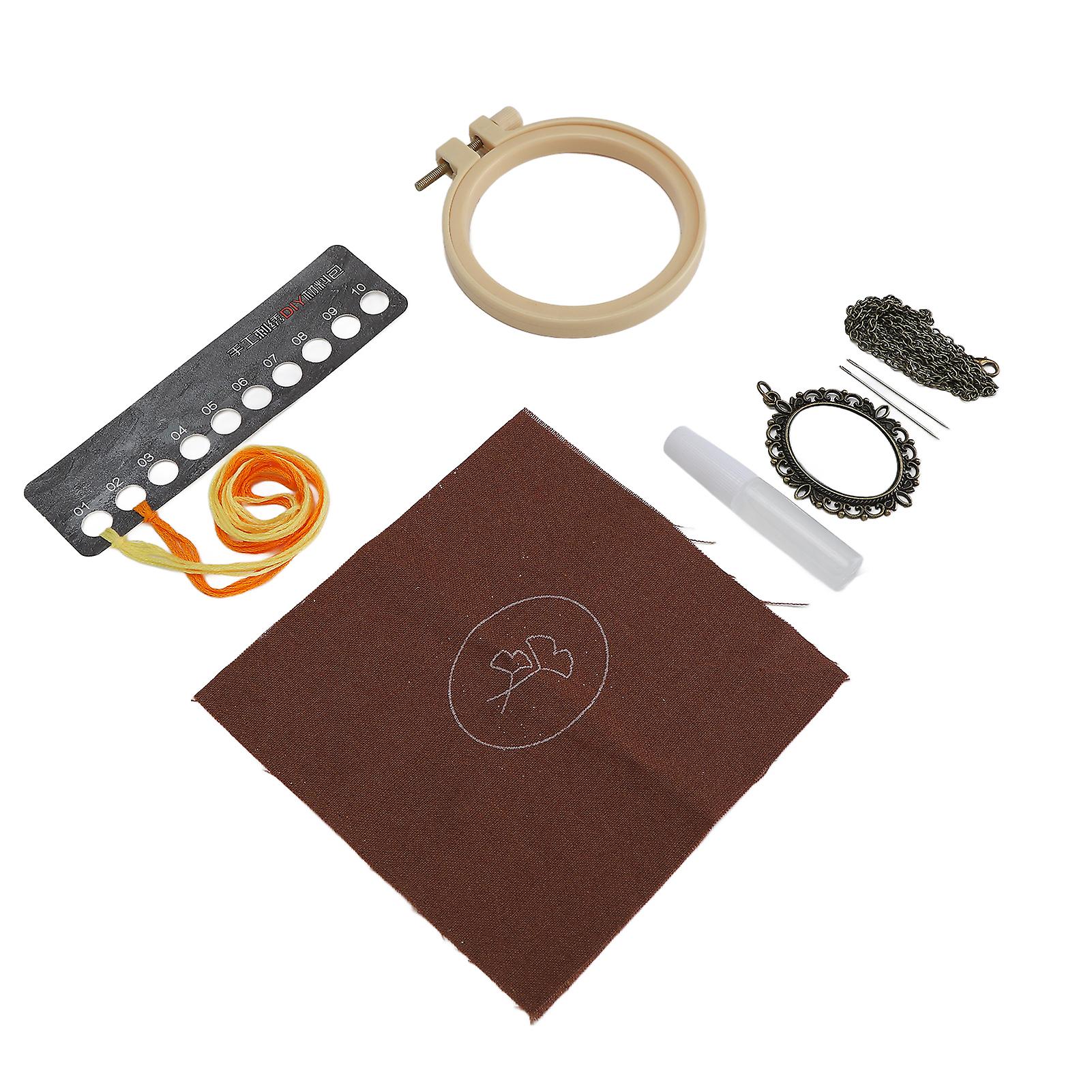 Embroidery Kit, Thread Needles, Embroidery Hoop for DIY Crafts