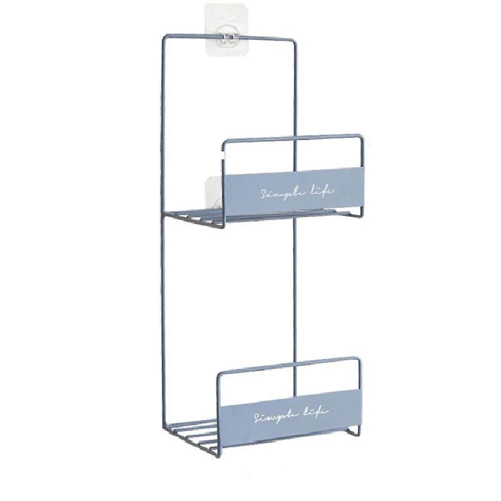 Double-Layer Wall Door Mount Hanging Household Closet Bag Storage Rack Bracket