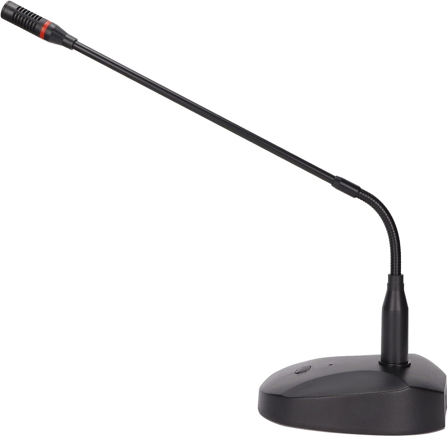 Microphone Gooseneck, Audio Desktop Paging Microphone Wired Microphone Black USB Powered Microphone