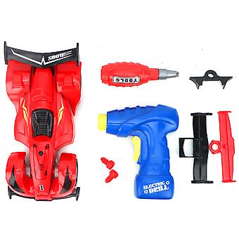 Electric Toy Drill & DIY Racing Car Kit - Educational Build & Play Set for Kids, Assemble & Learn Mechanics, Creative STEM Toy for Children,