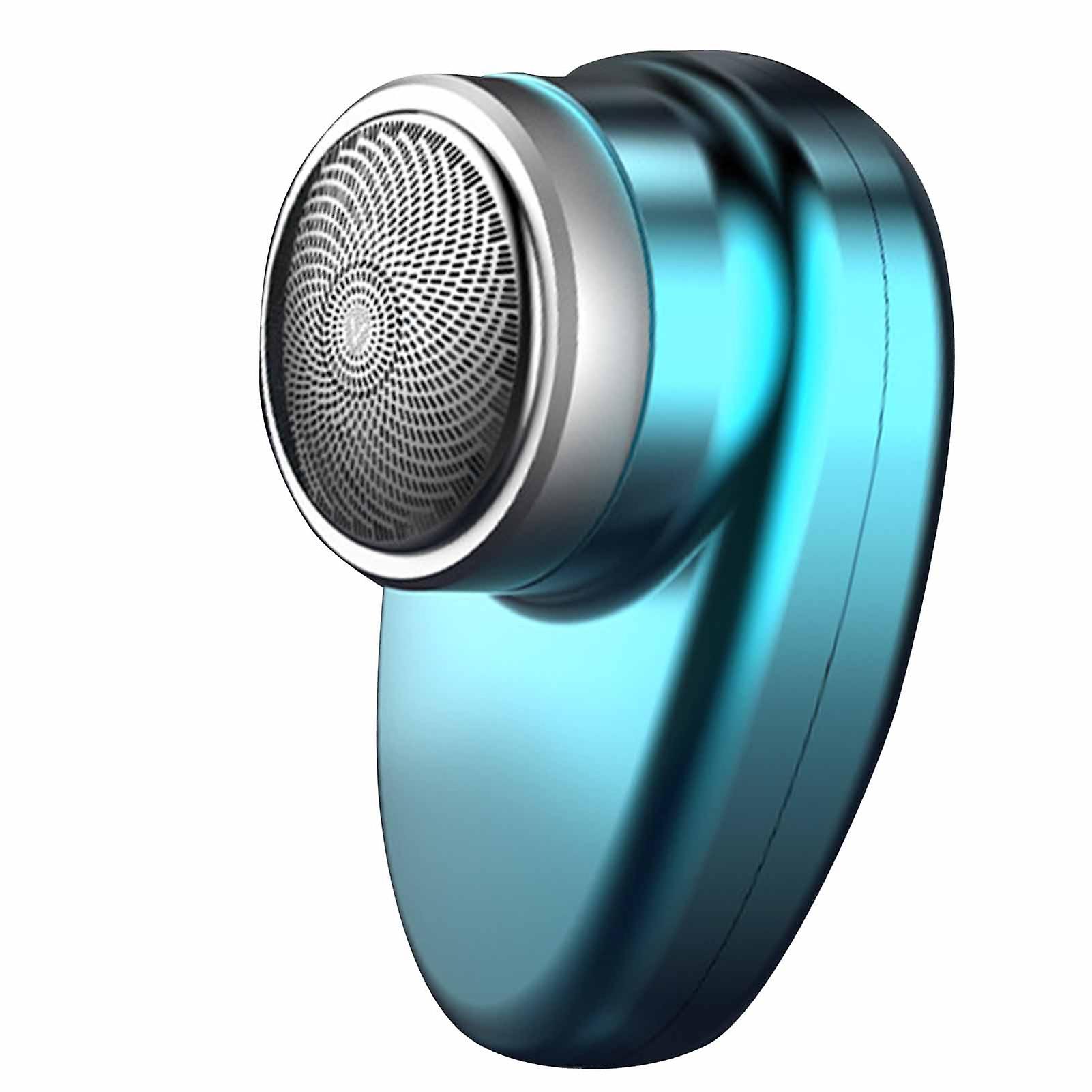 Portable Handheld Electric Beard Cutter Dual Head Rechargeable Royal Blue