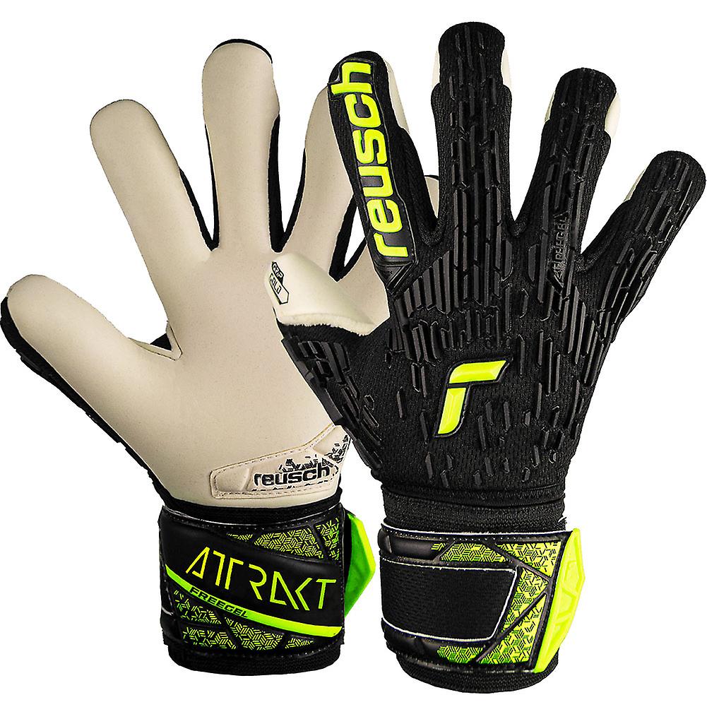 Reusch Attrakt Freegel Gold Finger Support Jr Γάντια τερματοφύλακα