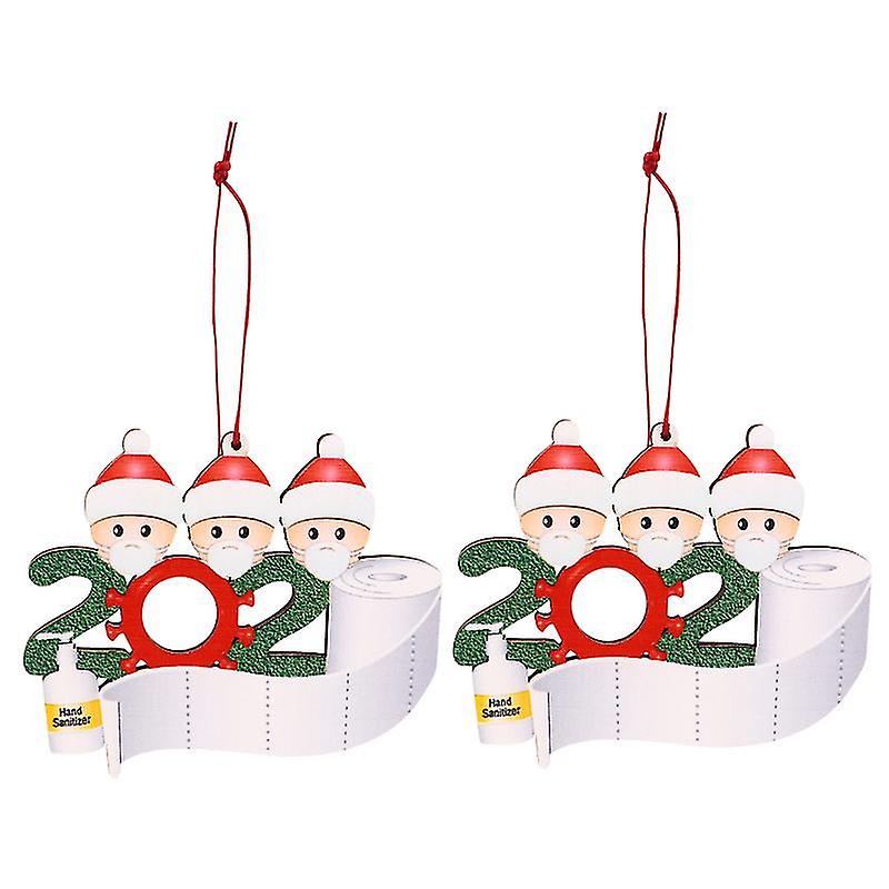 The New 2pcs Christmas Hanging Decoration