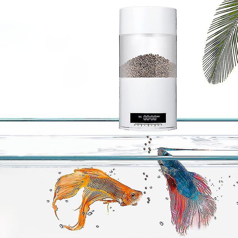 500ml Automatique Poisson Feeder Aquarium Smart Auto Timing Distributeur De Nourriture HK
