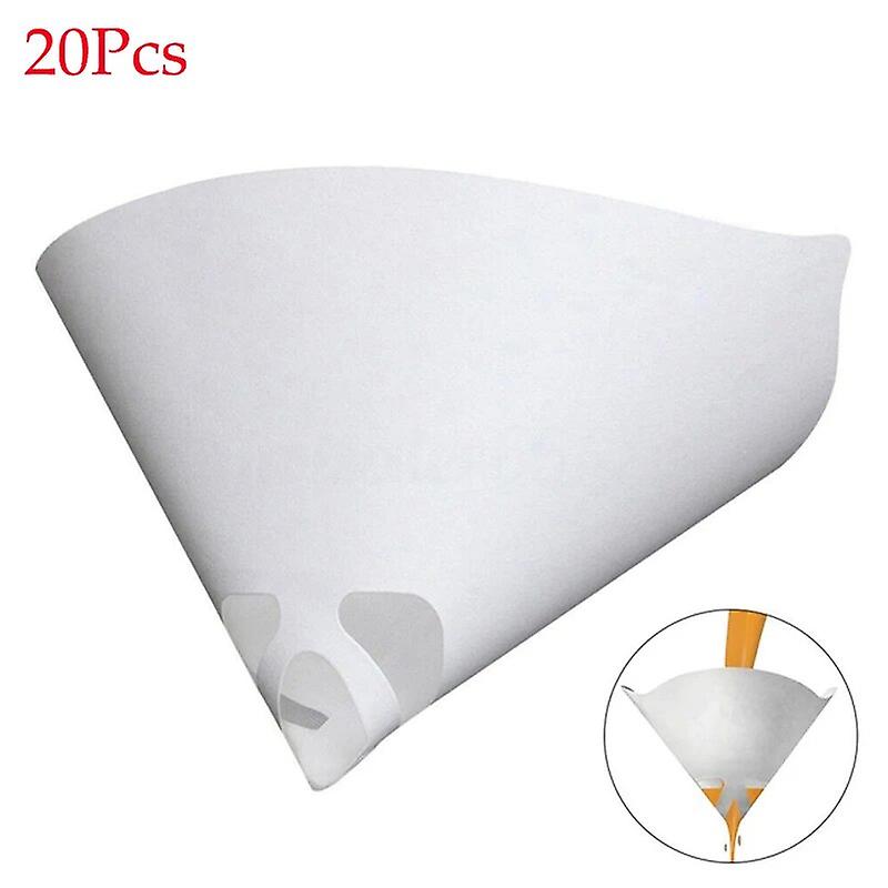 Paint Strainer 100 Micron Fine Mesh Paper Paint Filter Cone Fine Nylon Mesh Funnel Hooks for Use Automotive Arts,Crafts Painting~25740