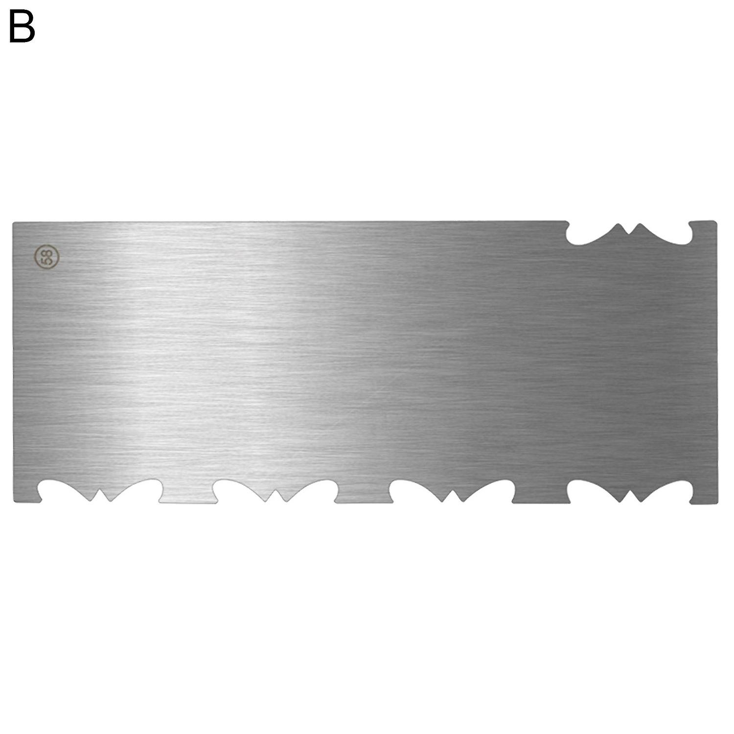 Cream Scraper Food Grade Rust-proof Stainless Steel All-Purpose Butter Cream Scraper Cake DIY Gadget