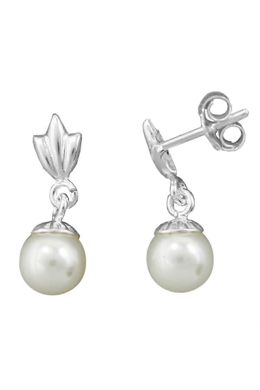 Stud Earrings Beads 7mm Silver 925 - Gl90644