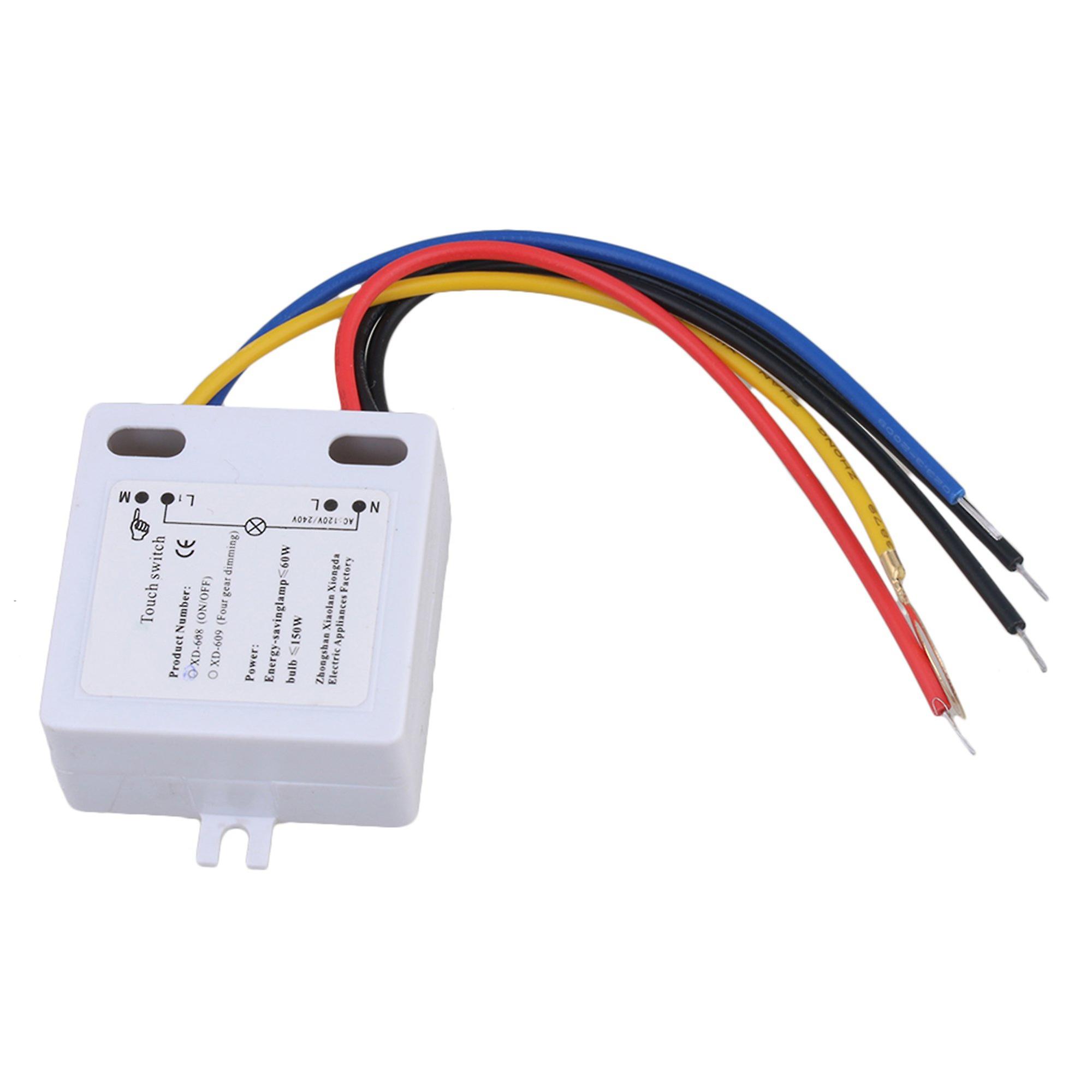 20pcs XD-608 On/Off Touch Switch 6-12V DC for LED Lamp DIY Accessories