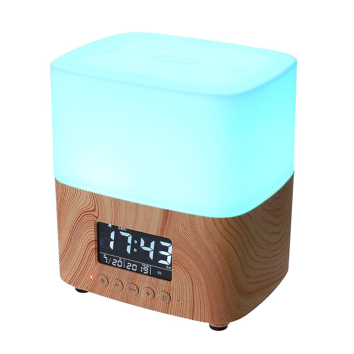 300Ml Essential Oil Diffuser With Digital Clock, 7-color Led, Ultimate Aromatherapy, Perfect Gift
