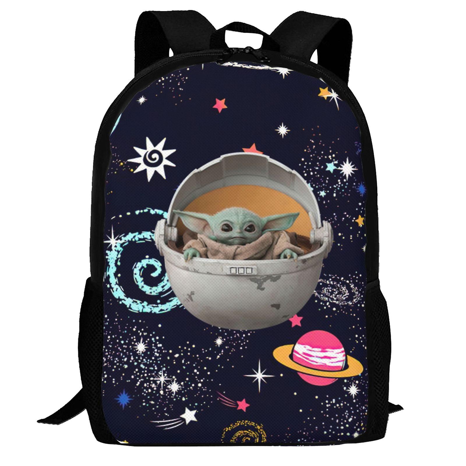 Baby Yoda Backpack,Laptop Backpack Lightweight Casual DaypackMulti-Function Travel Backpack