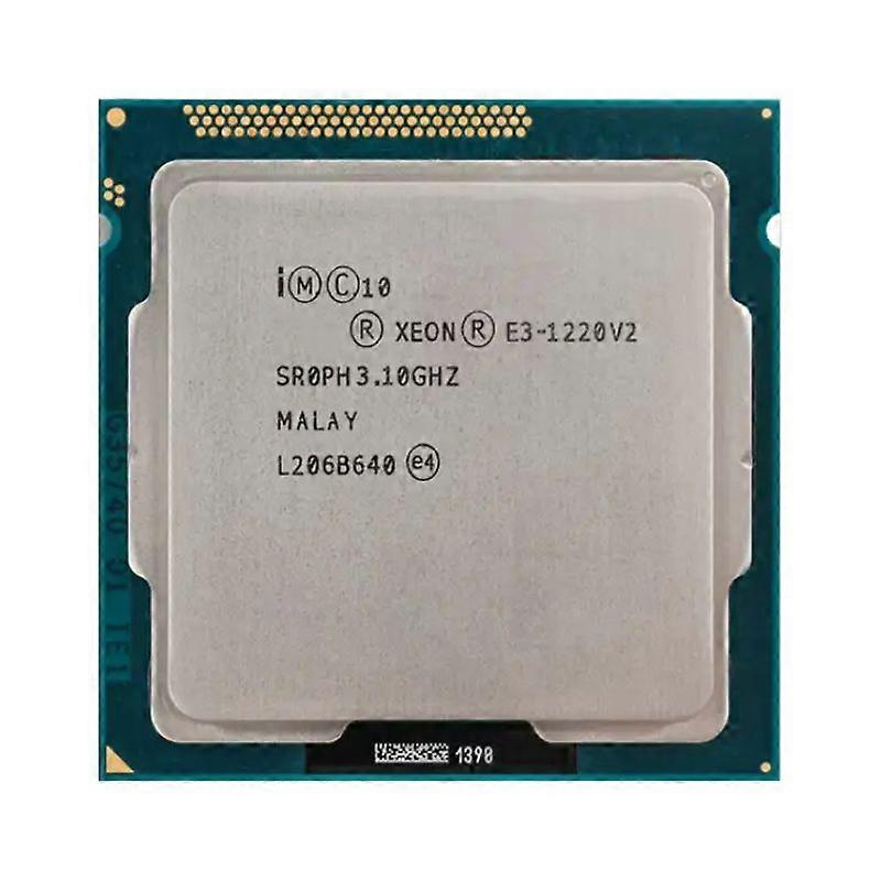 Xeon E3-1220V2 CPU - Socket LGA 1155 4 Cores 4 Threads 3.1GHz 8MB L3 Cache 69W.