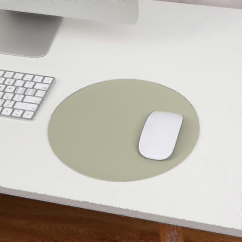 Mouse Pad Round Simple Morandi Waterproof Mouse Pads With Non-slip Base Fouling & Heat