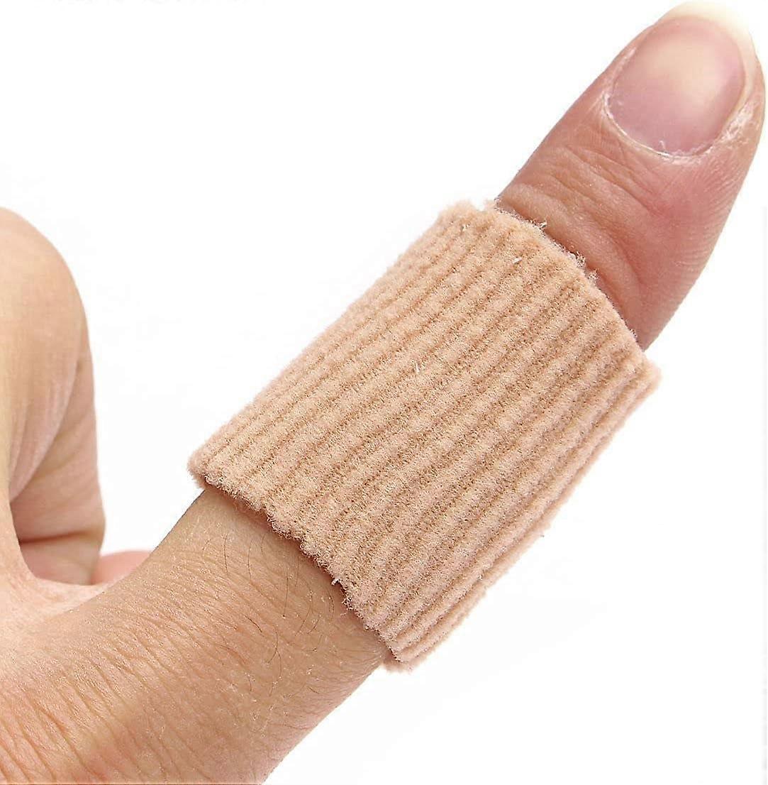 10Pcs Fabric Gel Tube Toe / Finger Bandage, Pain Relief from Blisters, Corns, Calluses and Other Ailments Causing Sore Fingers and Toes2.5x3cm