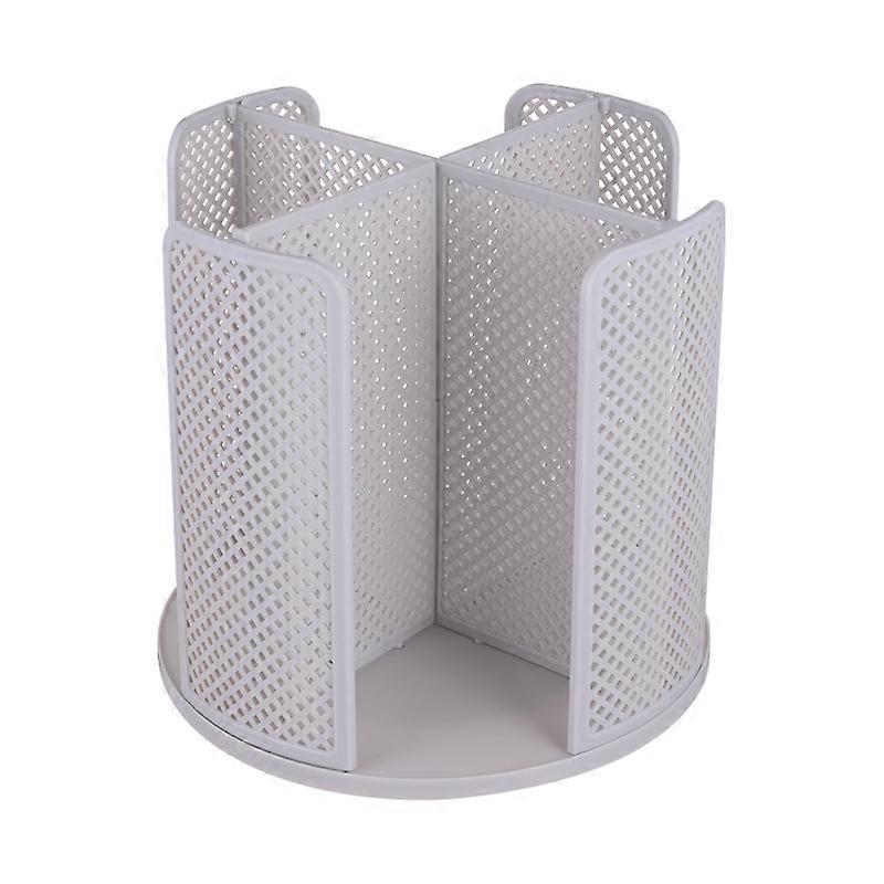 360 degree gray rotating storage rack