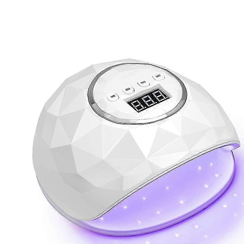Secador de unhas com lâmpada LED UV e luz UV para unhas, secador de esmalte em gel para casa e salão com sensor automático