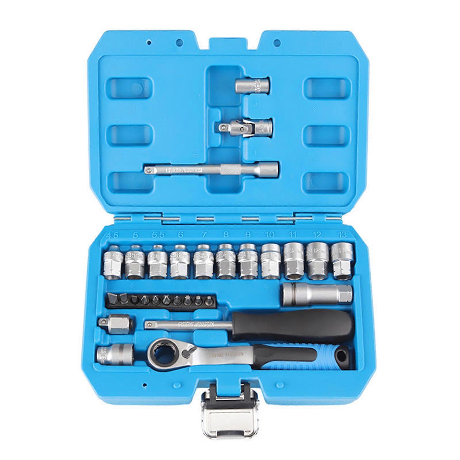29 Piece Threaded Ratchet Socket Home Use 29 Piece Socket Wrench Set