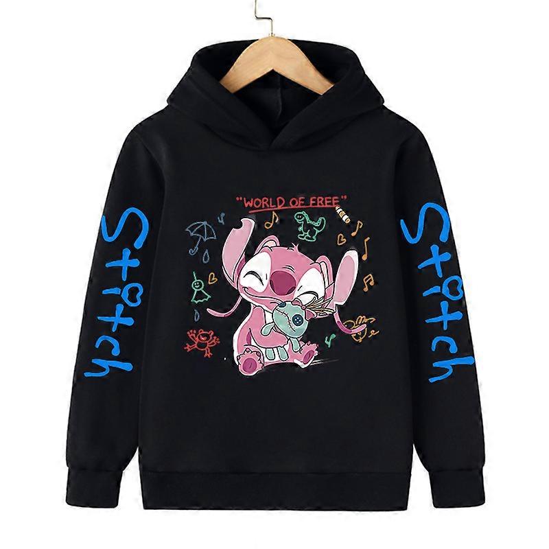 Cool Stitch Hoodie Children Cartoon Clothes Kid Girl Boy Lilo and Stitch Sweatshirt Manga Hoody Baby Casual Top