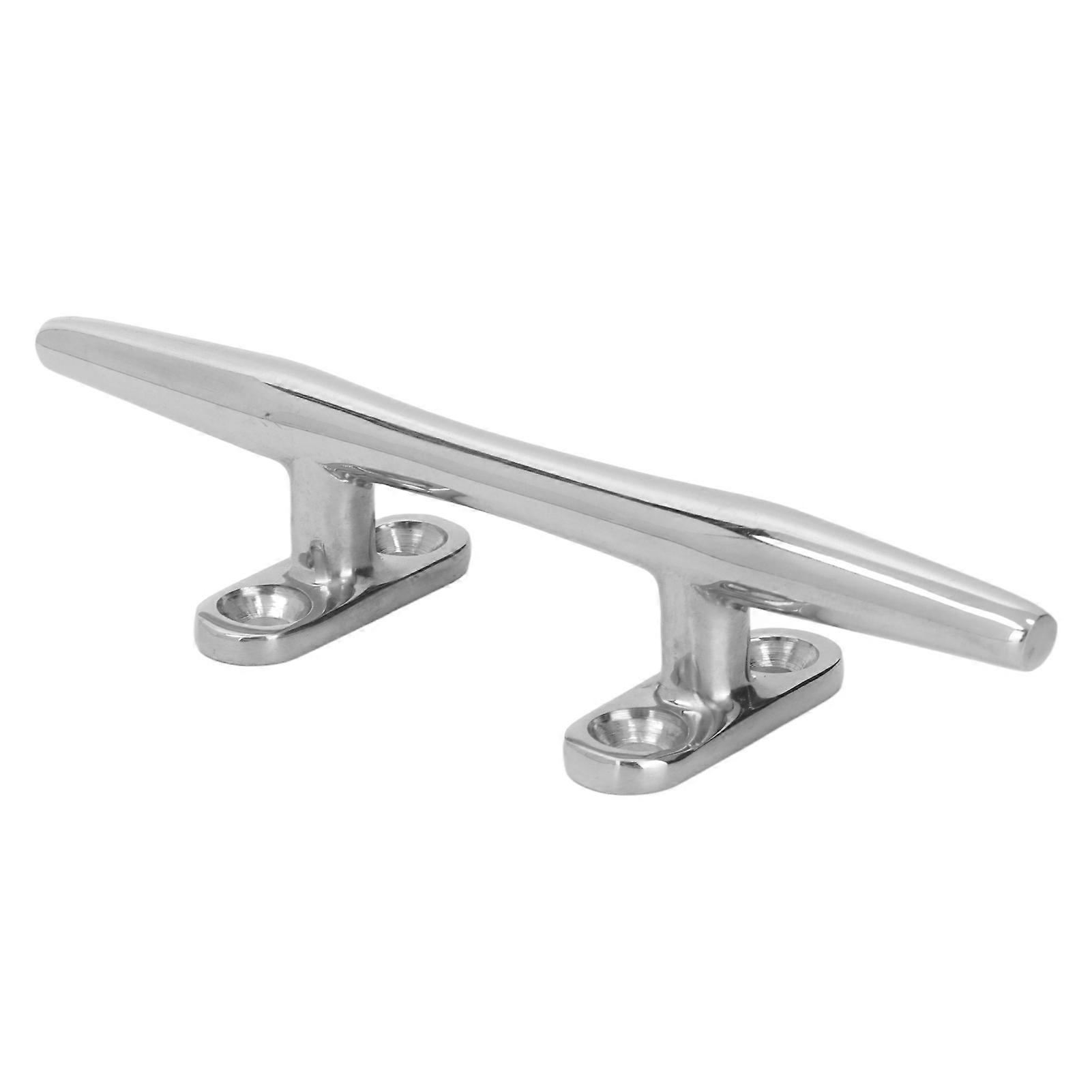 Klampe mit offener Basis, Edelstahl 316, poliert, für Marineboote, geöffnete Basen für Wasserräder, Yacht, 25,4 cm