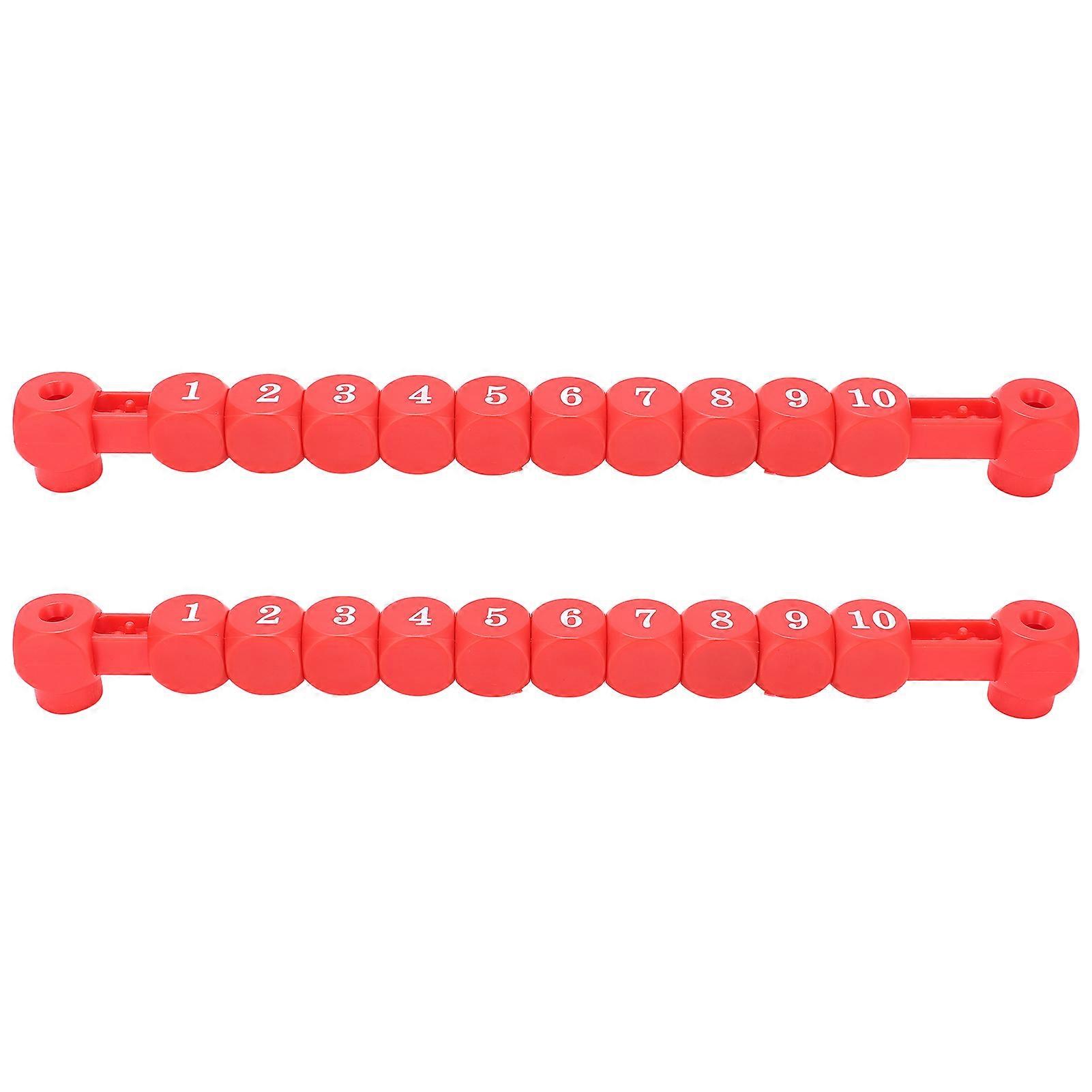 2pc Table Football Counter 10 Numbers Foosball Score Indicator Foosball Machine Accessories For Kids