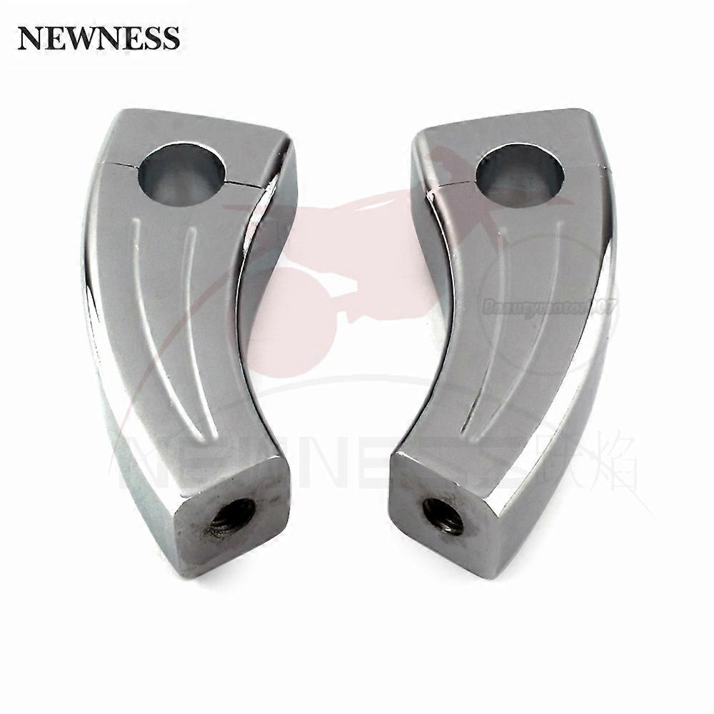 1 25MM Motorcycle Heightening Fixed seat Clamps Handlebar Bar Risers ...