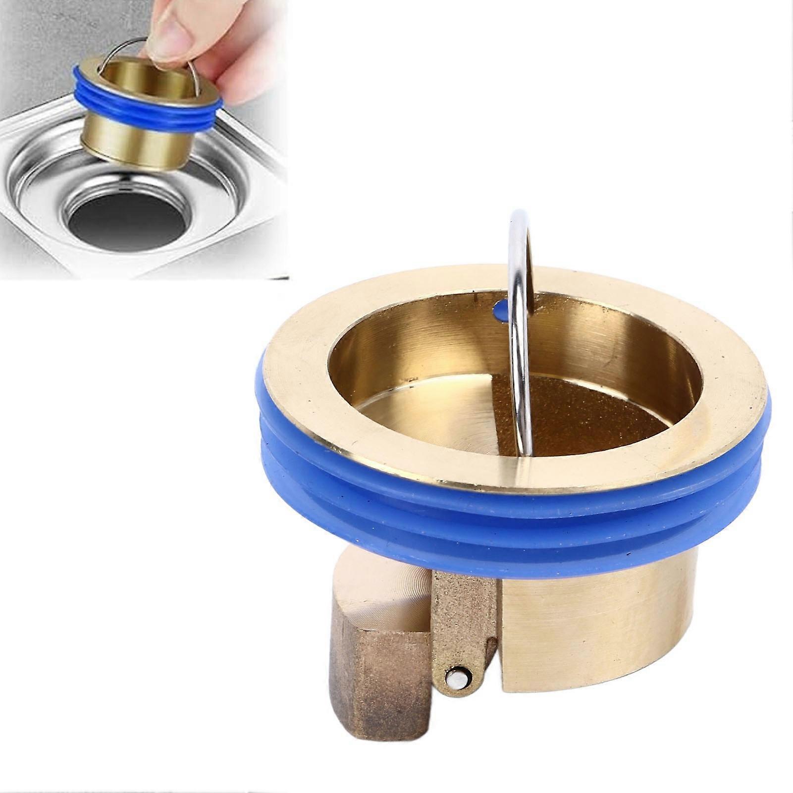 Shower Floor Drain Insert Drain Plug Anti-Odor Plug Sewer Core One Way Drain Valve Backflow Preventer for Basement Drain, Suitable for Drain Tube 1.25