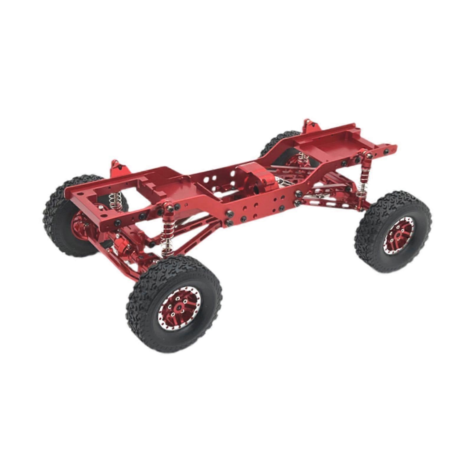 Metal RC Chassis Frame RC Car Spare Parts for MN78 /12 Scale RC Car DIY Accs red