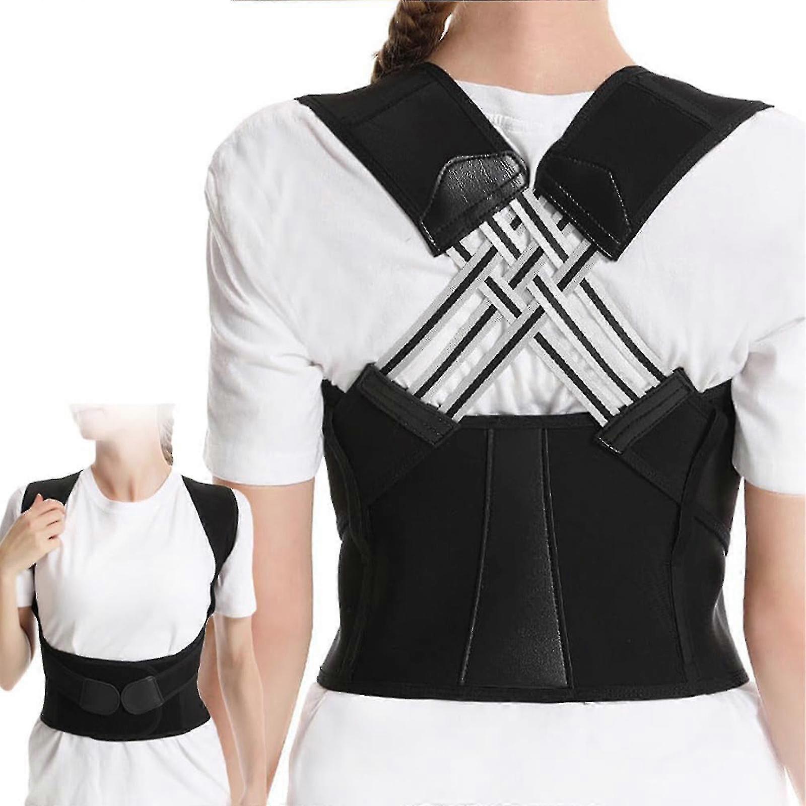 Instant Posture Corrector, Adjustable Posture Corrector, Adjustable Back Posture Belt Office Home Gym Unisex