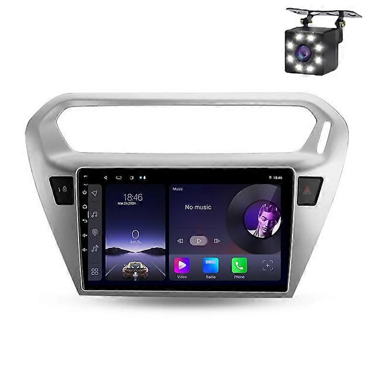 2 Din Android Car Radio For Peugeot 301 Citroen C-Elysee 2012-2016 Multimedia Player GPS
