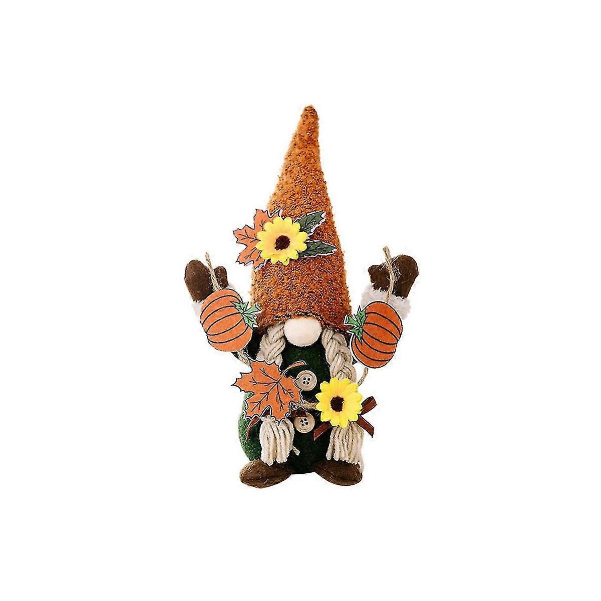 عيد الشكر مهرجان الحصاد رفع مغلف عباد الشمس رودولف دمية الحلي الخريف جنوم بلس