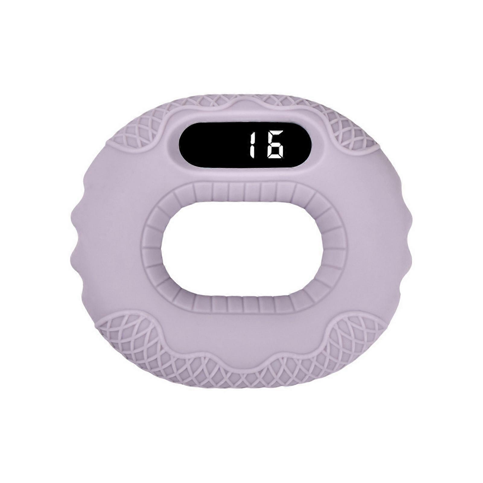 Silicone Grip Strength Trainer Ring LCD Display Bluetooth-compatible Remote Scrolling Ring APP Page Turner Forearm Finger Training Hand Grip Strengthe
