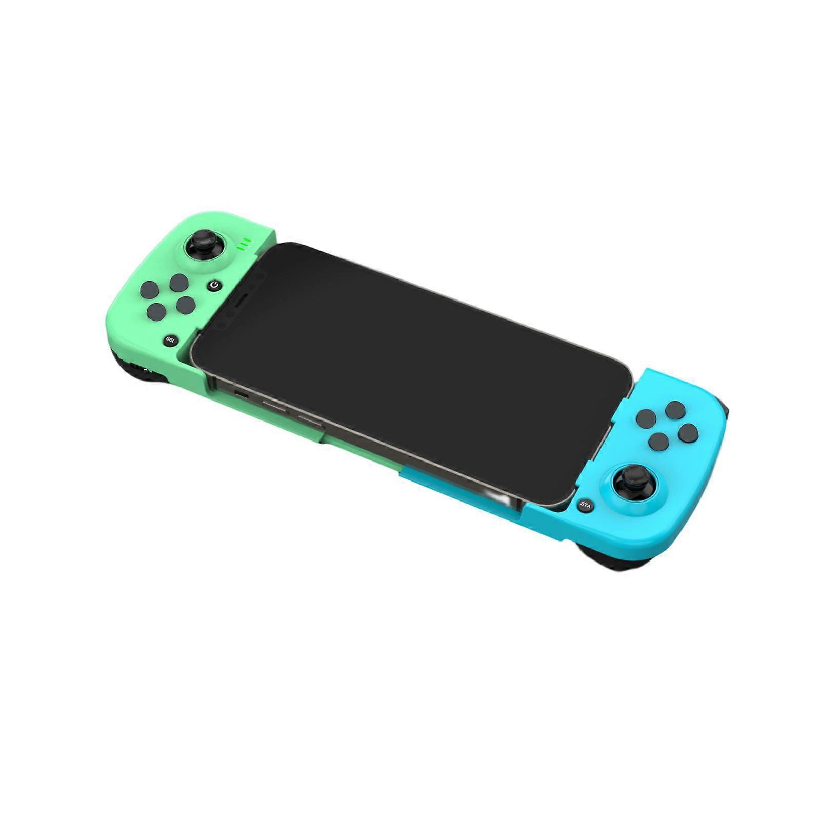 1 Set Bluetooth-compatible Gamepad Six-axis Gyroscope Wireless Connection Stretchable Handle Applicable Game Component Smartphone Gamepad for iPhone