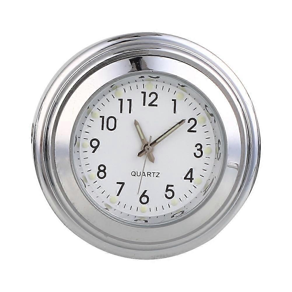 Motorsykkel Vanntett Styremontering Dial Klokke/Termometer